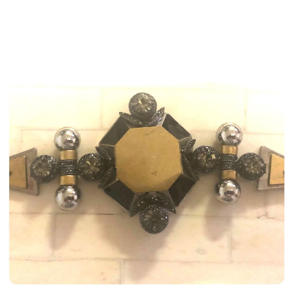 J.Crew Art Deco bracelet.